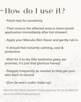 Manuka Skin Saver - Radiation & UV Damage